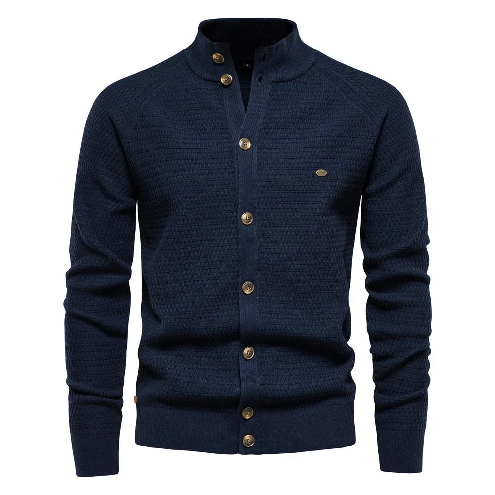 Luxe Katoenen Herenvest met Knopen - Van Dongen Mode