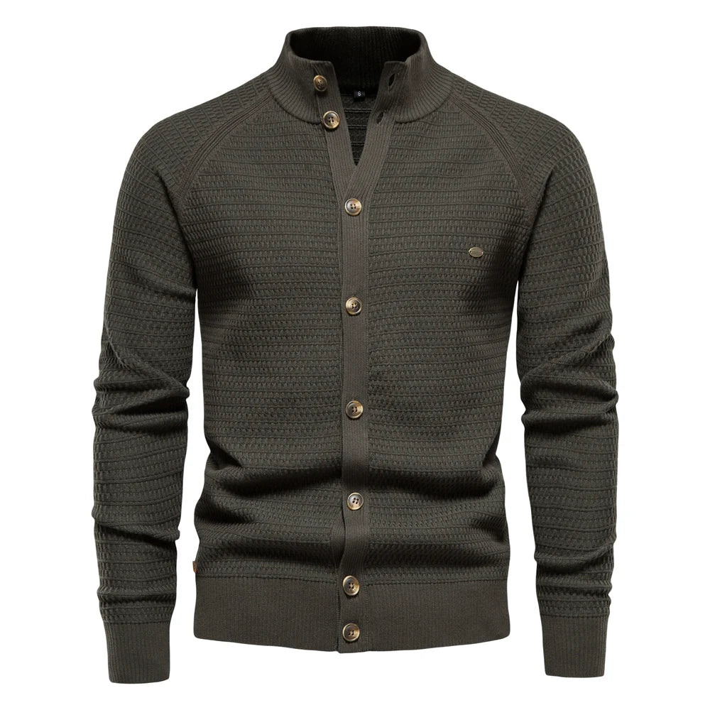 Luxe Katoenen Herenvest met Knopen - Van Dongen Mode