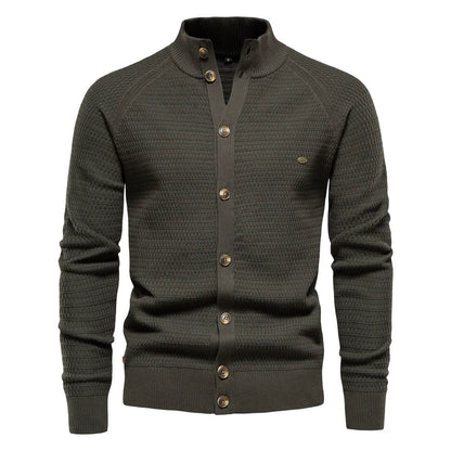 Luxe Katoenen Herenvest met Knopen - Van Dongen Mode