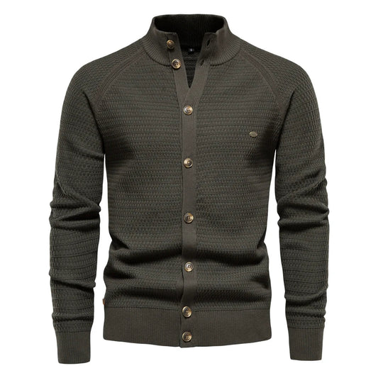 Luxe Katoenen Herenvest met Knopen - Van Dongen Mode