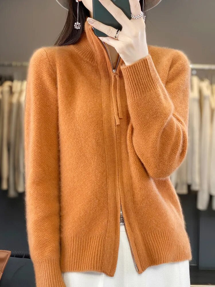 Comfortabel Vest met Rits - Van Dongen Mode