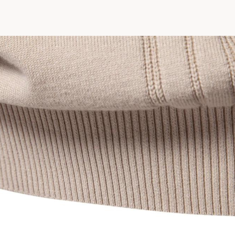 Katoenen Herentrui met Streepaccent - Van Dongen Mode