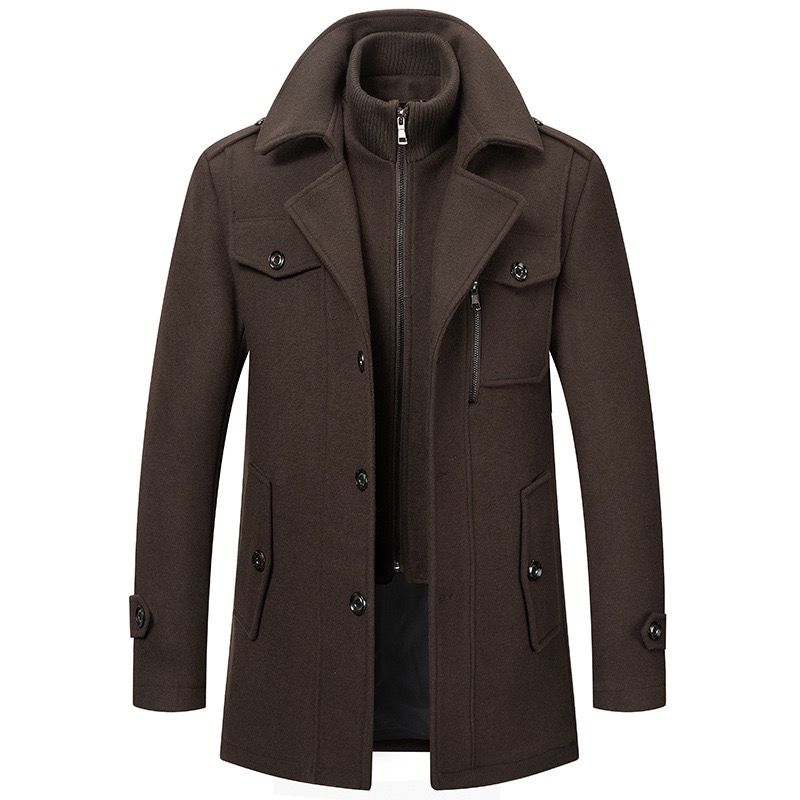 Klassieke Wollen Heren Winterjas - Van Dongen Mode