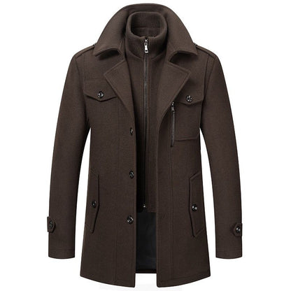 Klassieke Wollen Heren Winterjas - Van Dongen Mode