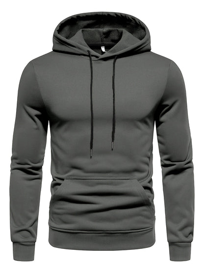 Casual Stretch Hoodie met Buidelzak - Van Dongen Mode