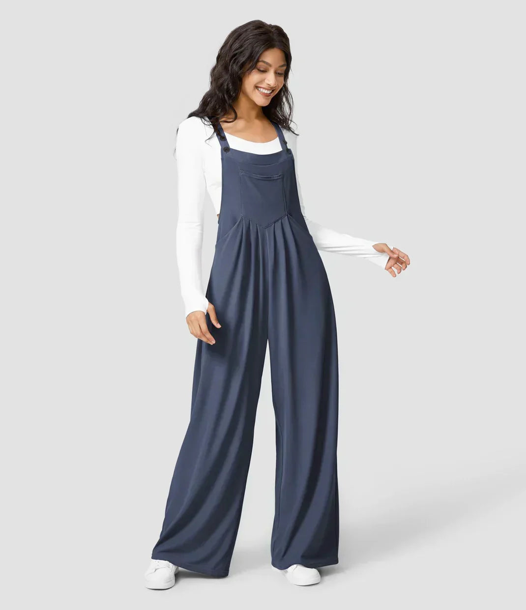 Pantalons met Verstelbare Bretels - Van Dongen Mode