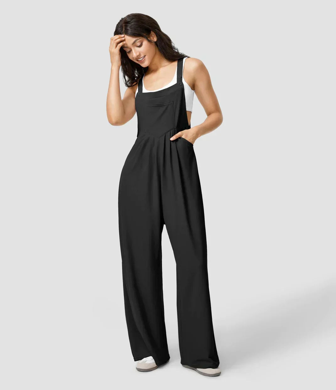 Pantalons met Verstelbare Bretels - Van Dongen Mode