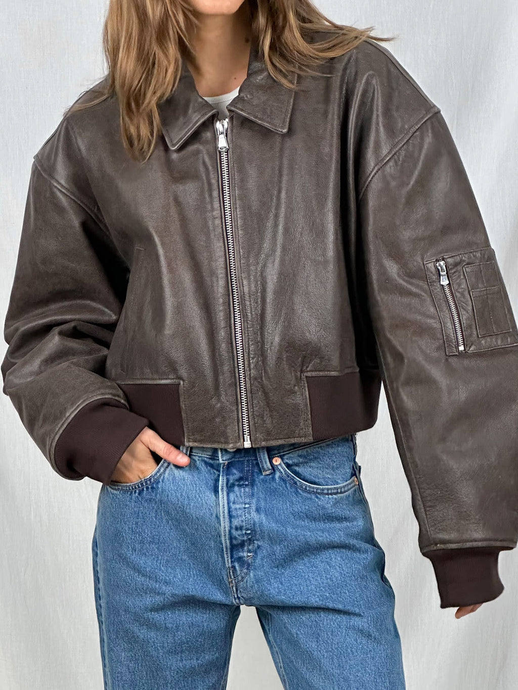 Cropped Bomber - Van Dongen Mode
