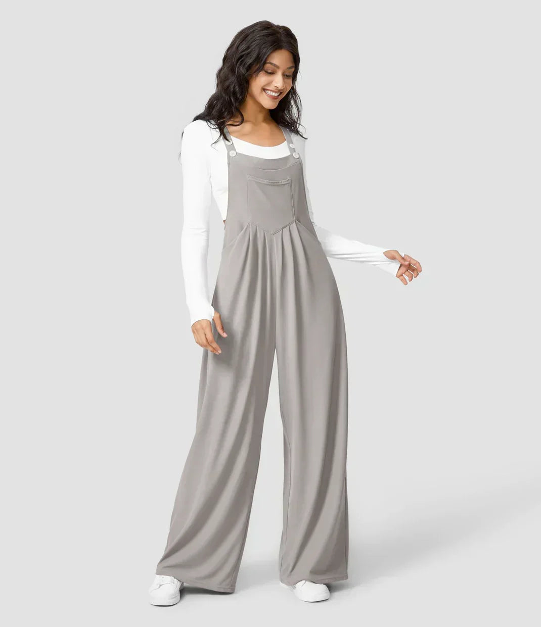 Pantalons met Verstelbare Bretels - Van Dongen Mode