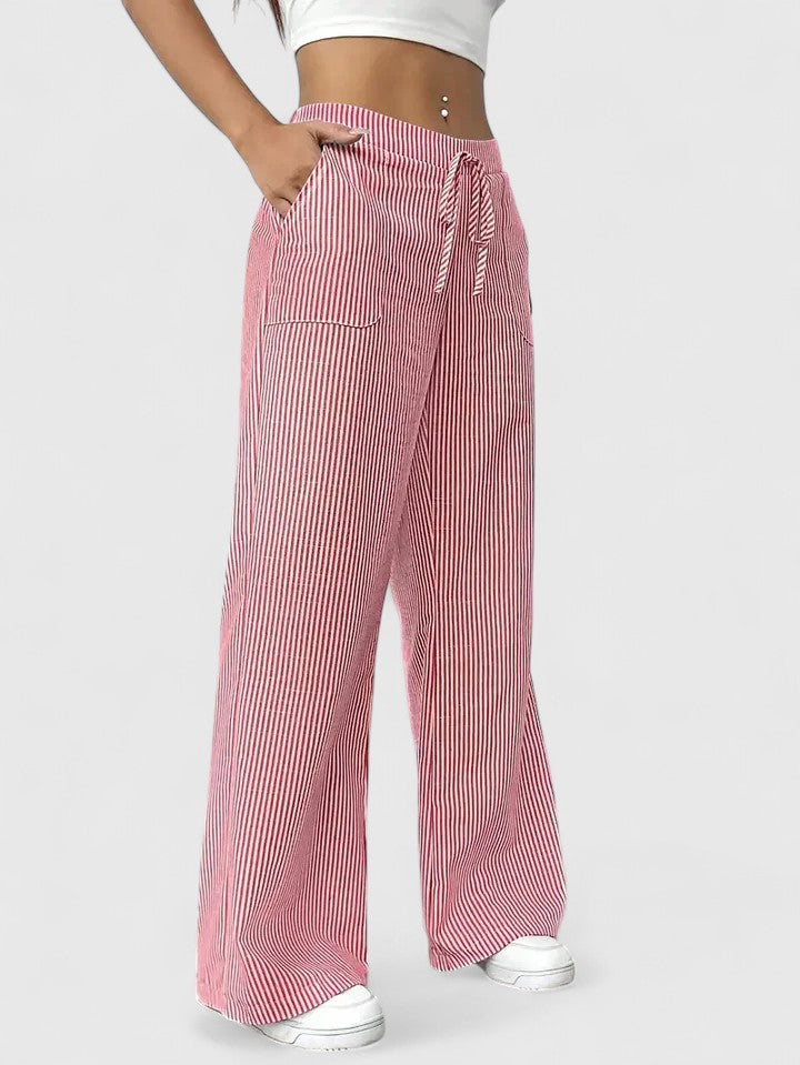 Ruime en Comfortabele Broek met Elegante Details - Van Dongen Mode