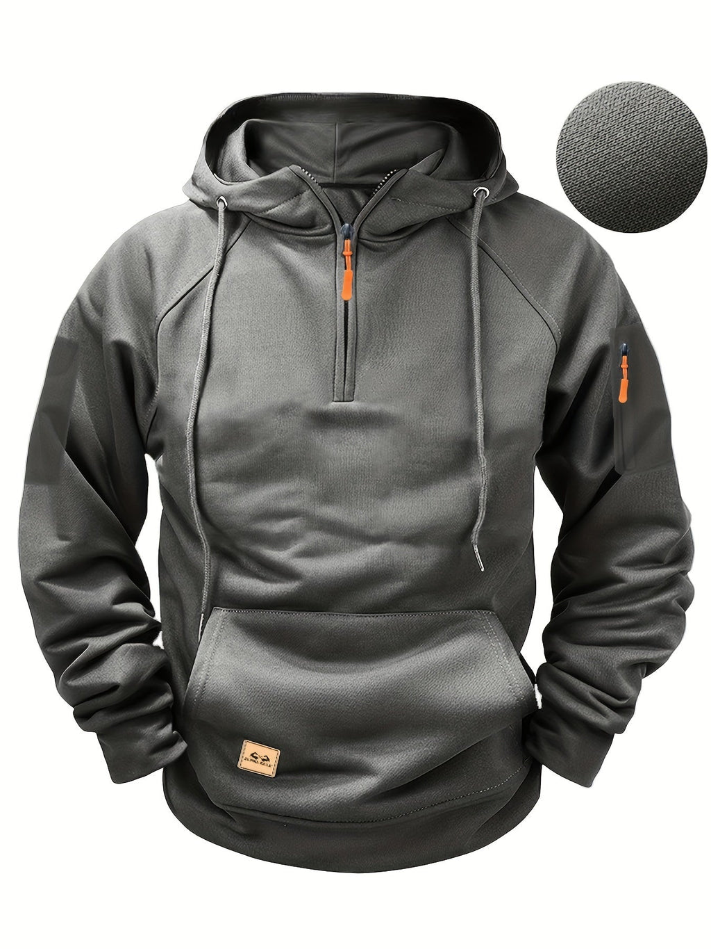 Outdoor Hoodie met Ritszakken - Van Dongen Mode