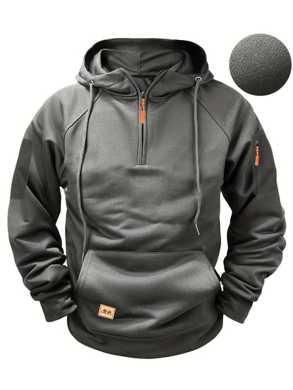 Outdoor Hoodie met Ritszakken - Van Dongen Mode