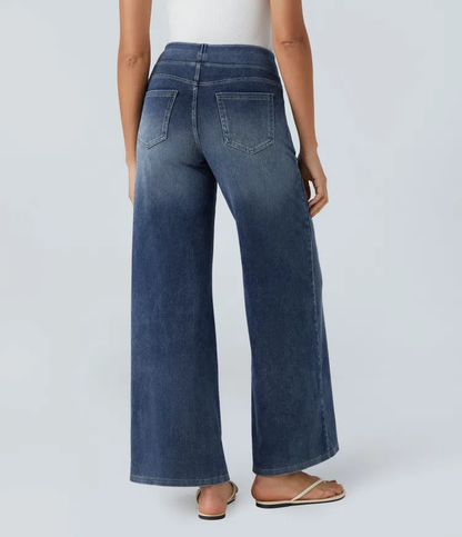 Comfortabele Jeans met Hoge Taille - Van Dongen Mode