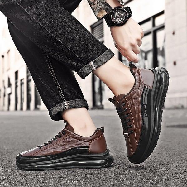 Heren Sneakers met Luxe Comfort en Moderne Stijl - Van Dongen Mode