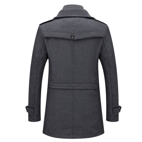 Klassieke Wollen Heren Winterjas - Van Dongen Mode