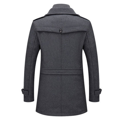 Klassieke Wollen Heren Winterjas - Van Dongen Mode