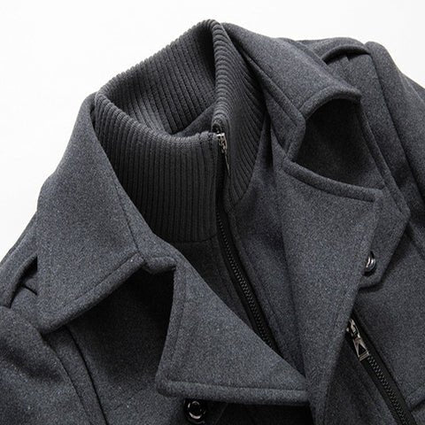 Klassieke Wollen Heren Winterjas - Van Dongen Mode