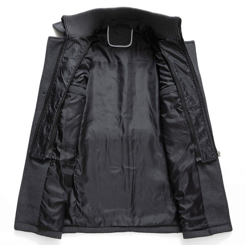 Klassieke Wollen Heren Winterjas - Van Dongen Mode