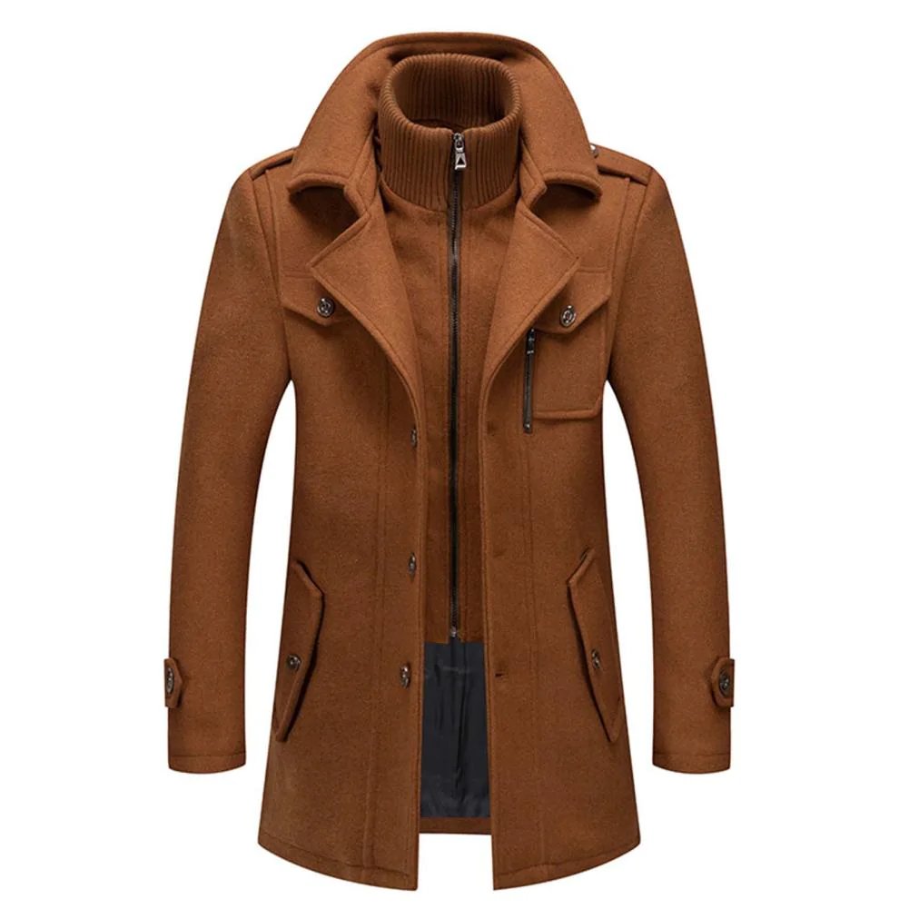 Klassieke Wollen Heren Winterjas - Van Dongen Mode