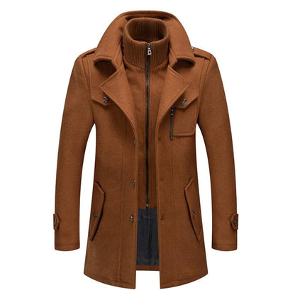 Klassieke Wollen Heren Winterjas - Van Dongen Mode