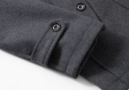 Klassieke Wollen Heren Winterjas - Van Dongen Mode