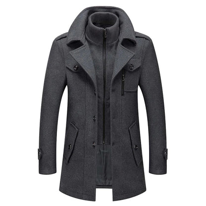 Klassieke Wollen Heren Winterjas - Van Dongen Mode