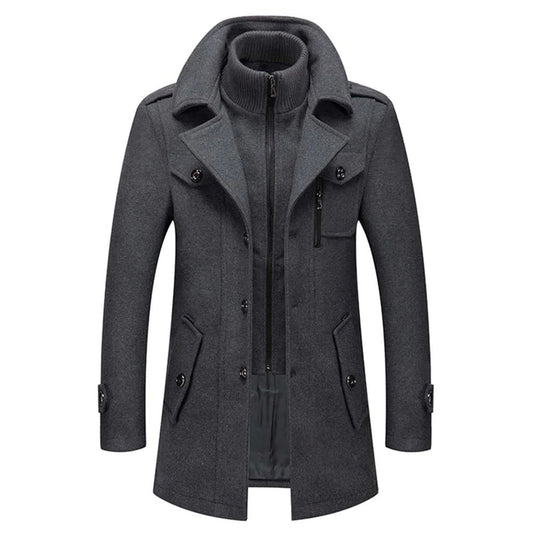 Klassieke Wollen Heren Winterjas - Van Dongen Mode