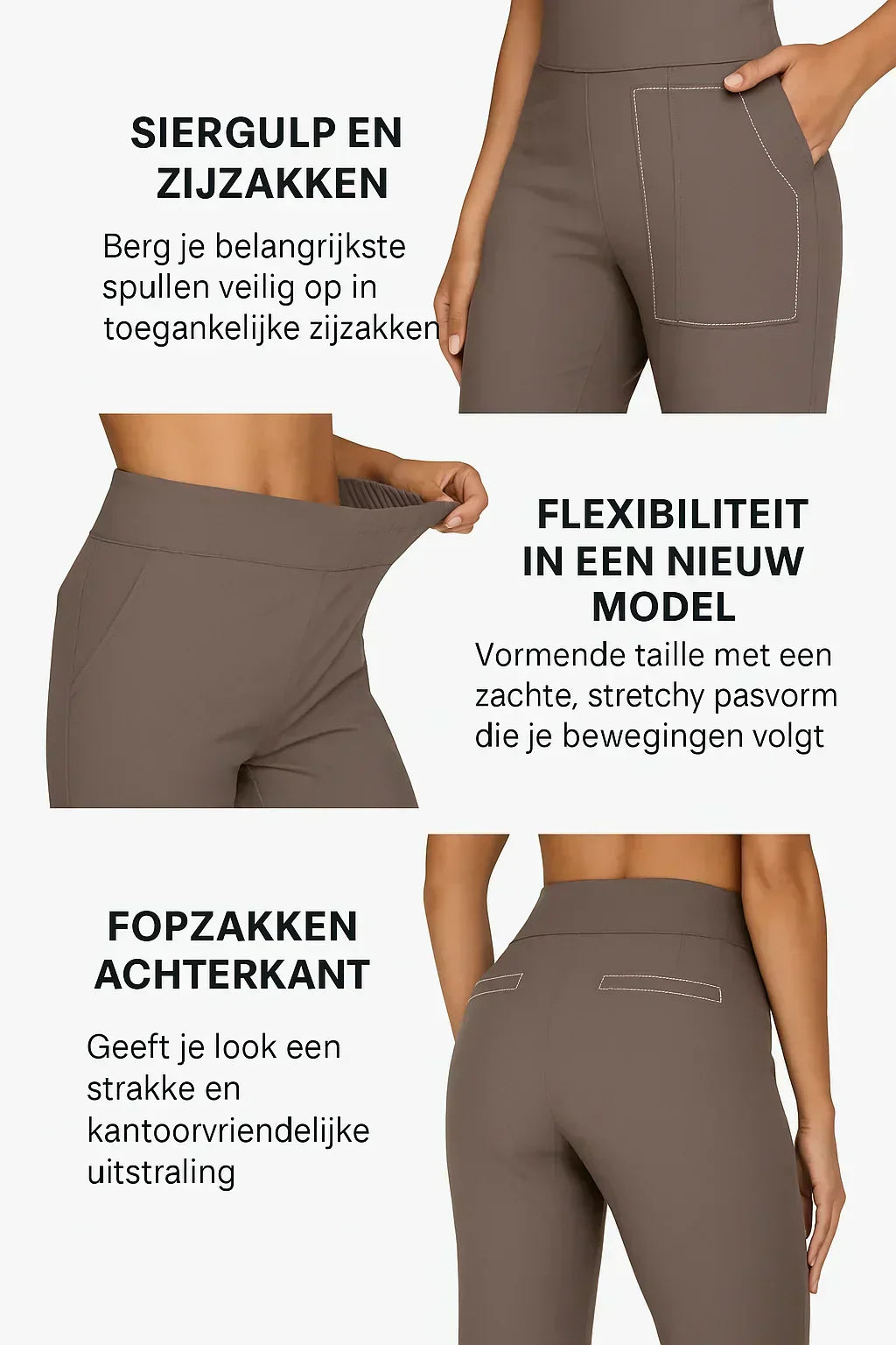 Comfortabele Dames Stretchbroek - Van Dongen Mode