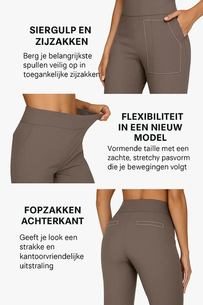 Comfortabele Dames Stretchbroek - Van Dongen Mode