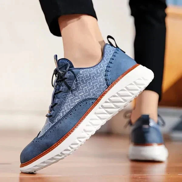 Elegante Leren Oxford Sneakers - Van Dongen Mode