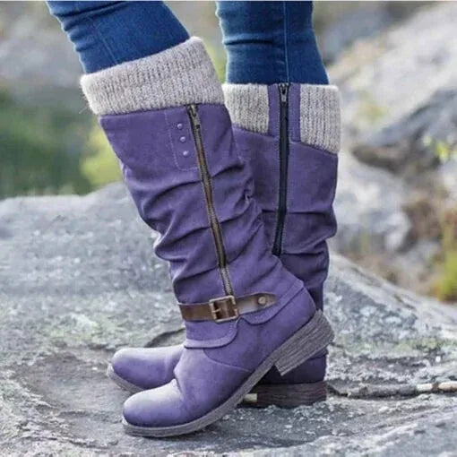 Enkellaarsjes met Zijkleur - Van Dongen Mode