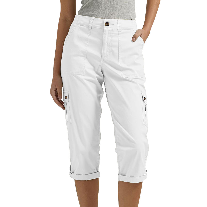 Capri Broek met Meerdere Zakken - Van Dongen Mode