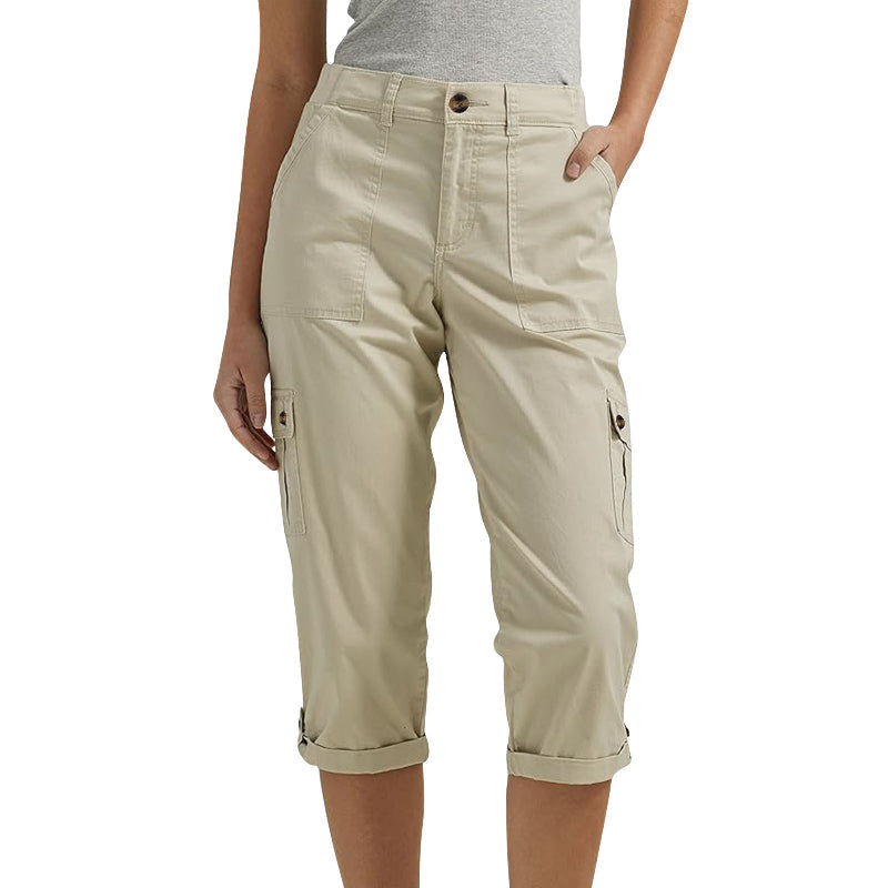 Capri Broek met Meerdere Zakken - Van Dongen Mode